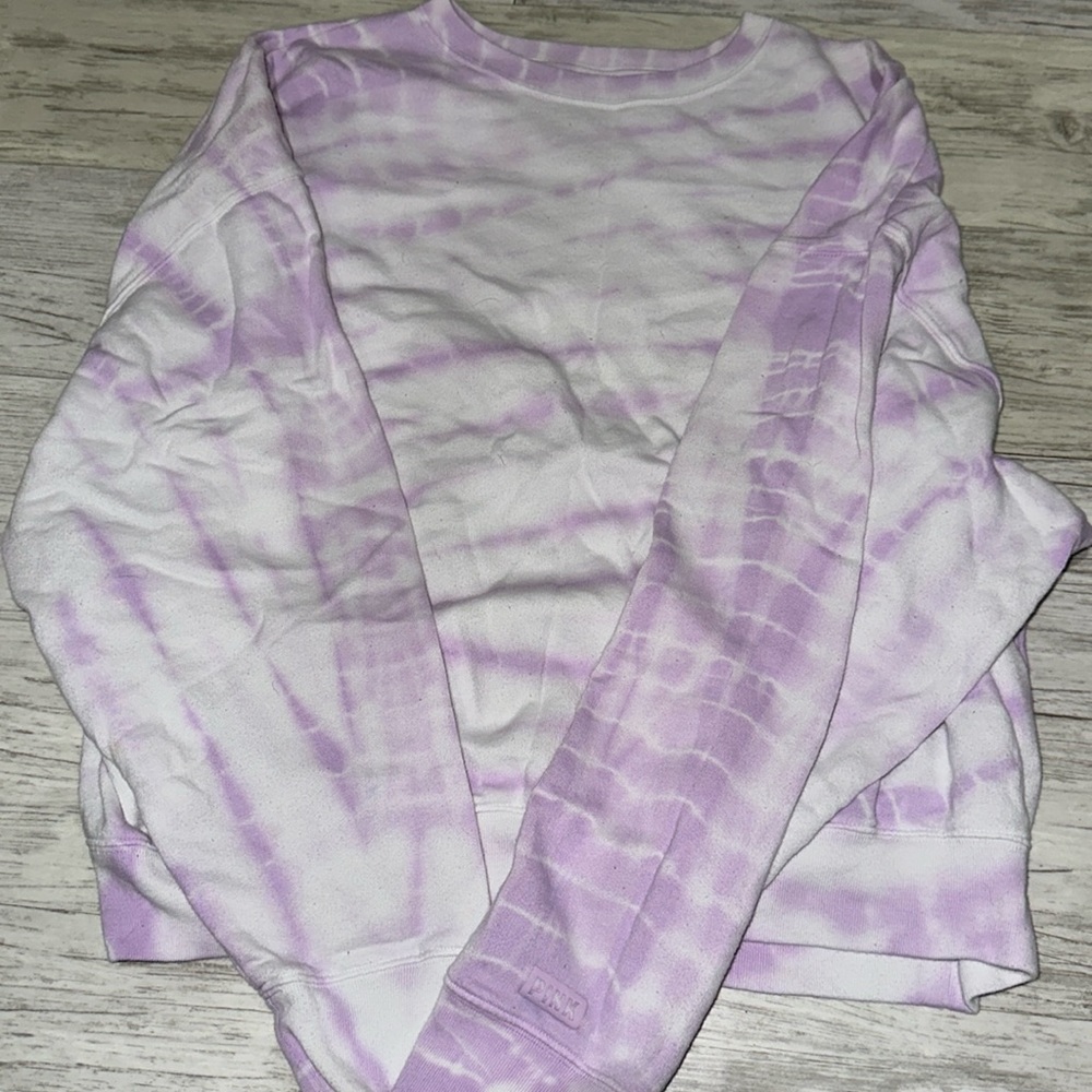 Victoria Secret Tie-Dye long sleeve crew neck